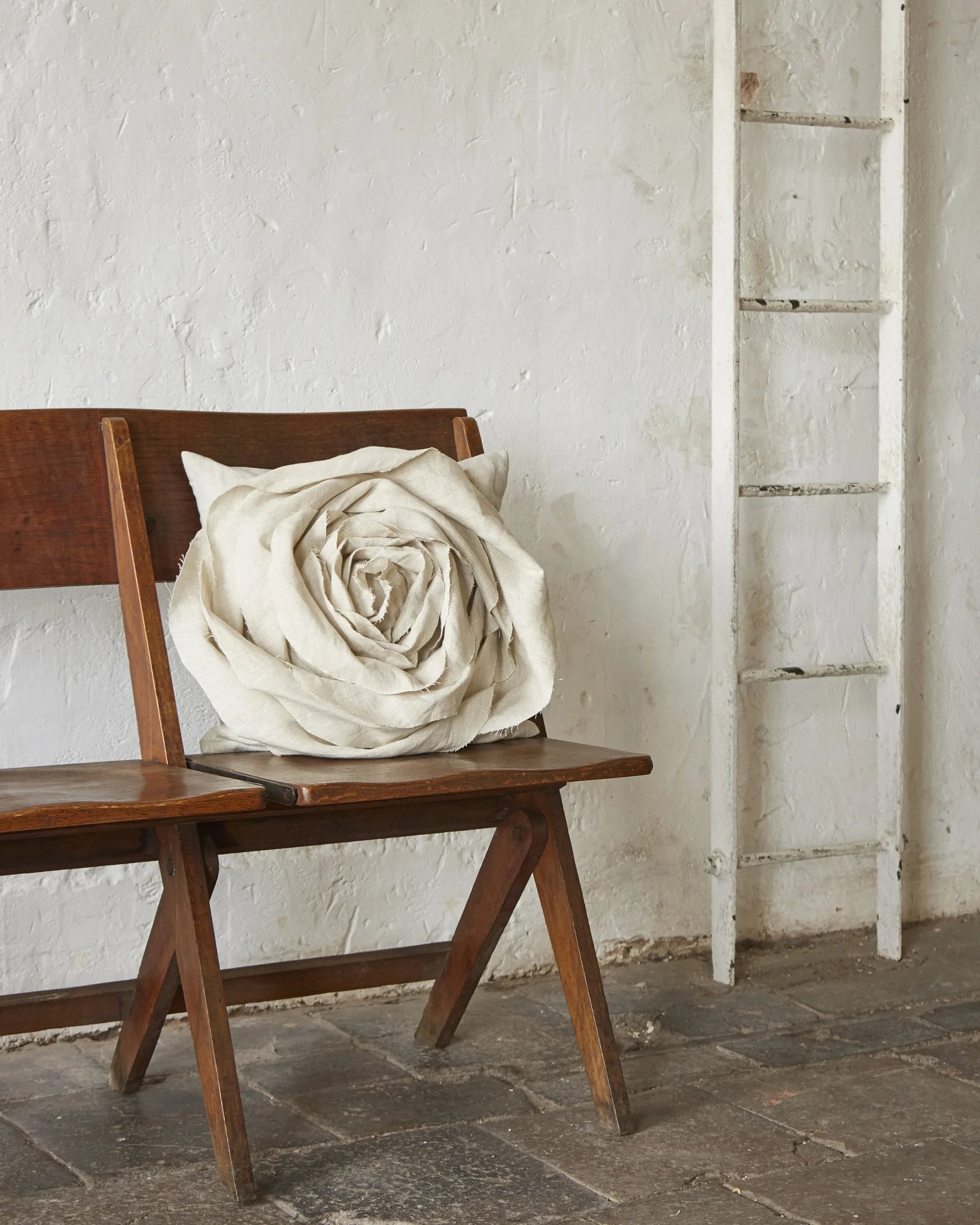 Our Signature Irish Linen Rose Cushion Since 2015