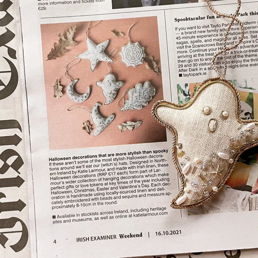 Featured in the Irish Examiner Weekend Magazine
