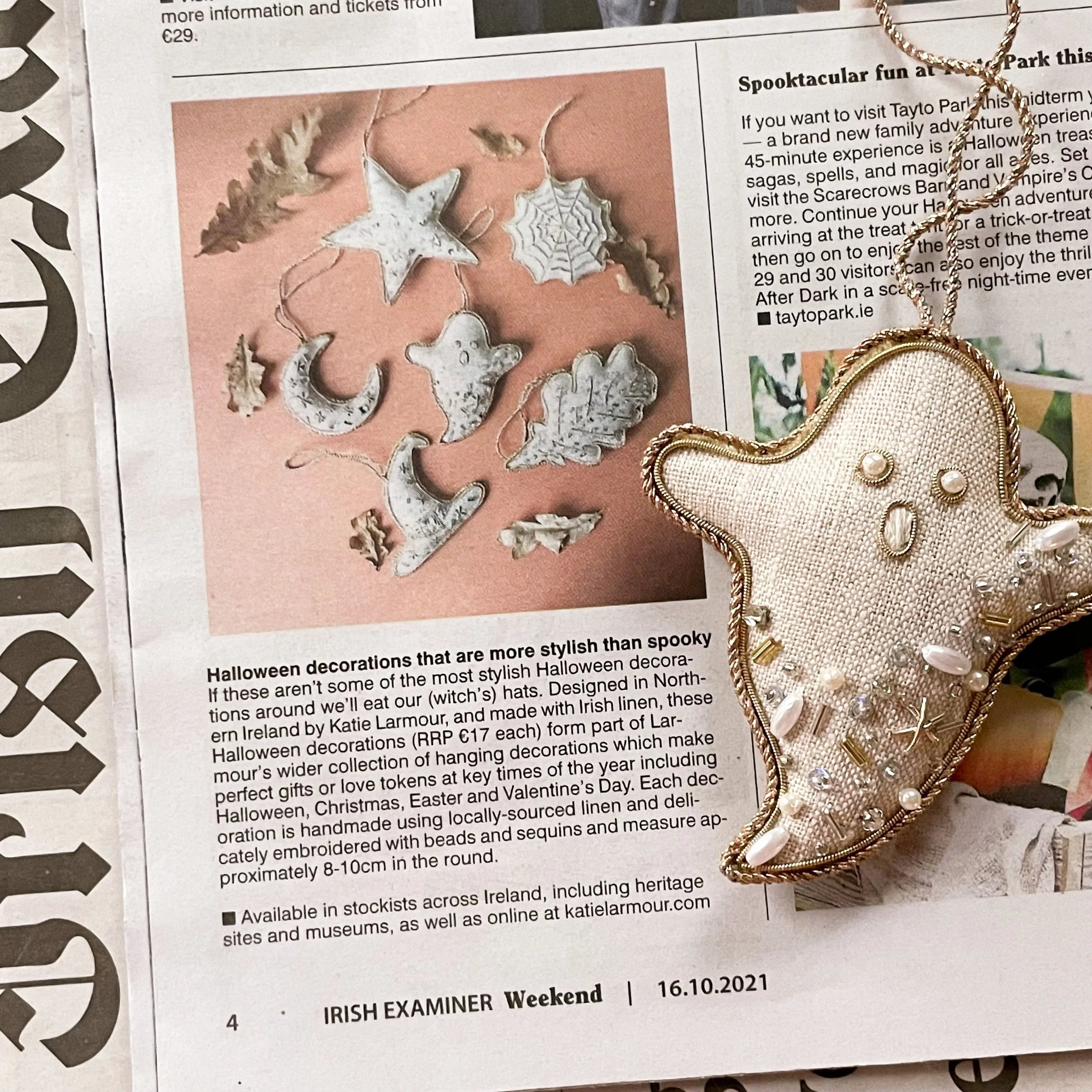 Featured in the Irish Examiner Weekend Magazine