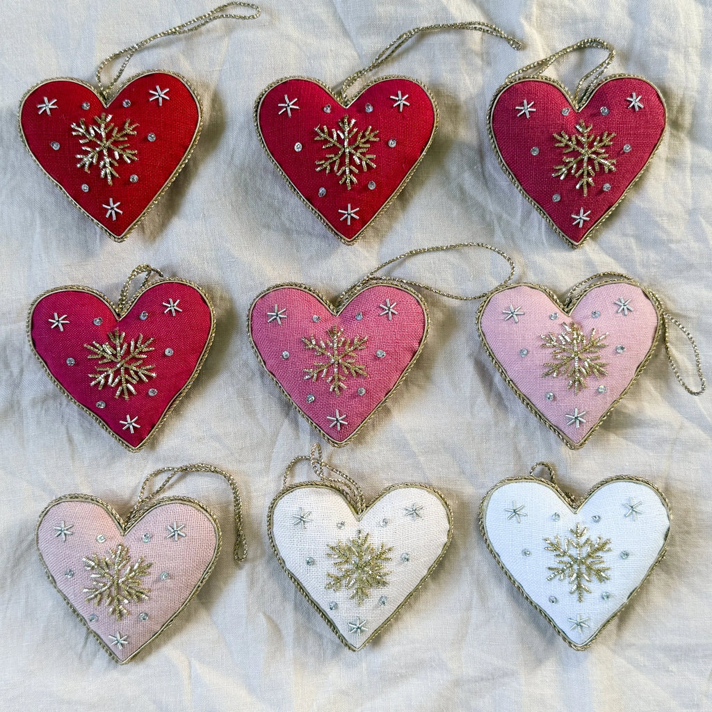 Scandi Snowflake Heart