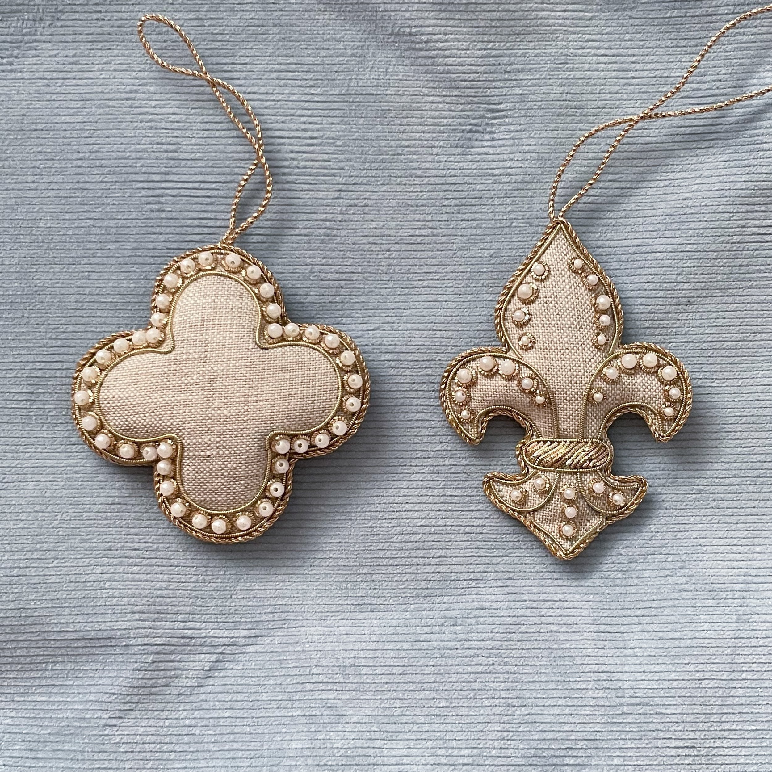 Quatrefoil & Fleur-de-lis (Irish Castle Motifs)