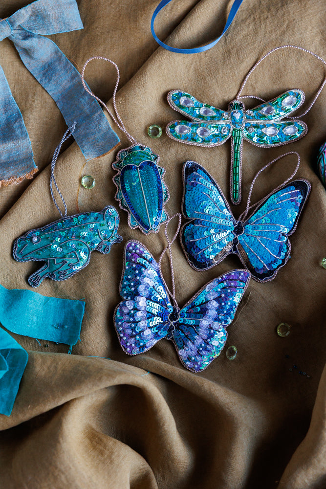 Blue Morpho Anaxibia Butterfly