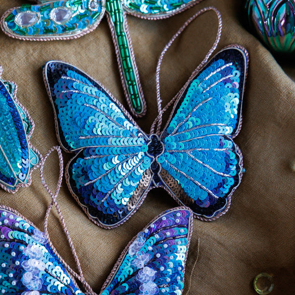 Blue Morpho Anaxibia Butterfly