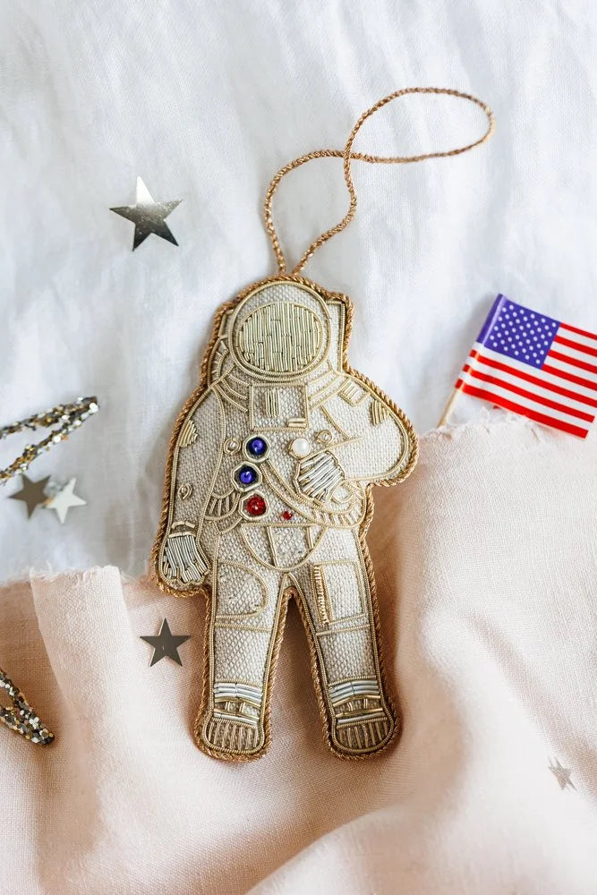 Astronaut in oatmeal
