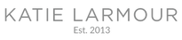 'KATIE LARMOUR Est. 2013' website logo