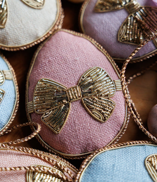 Egg with Ribbon Bow