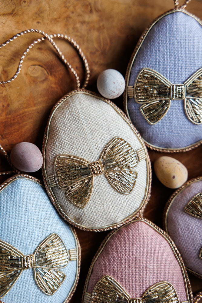 Egg with Ribbon Bow