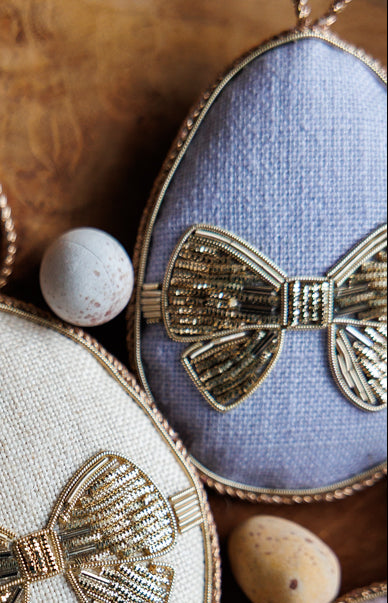 Egg with Ribbon Bow