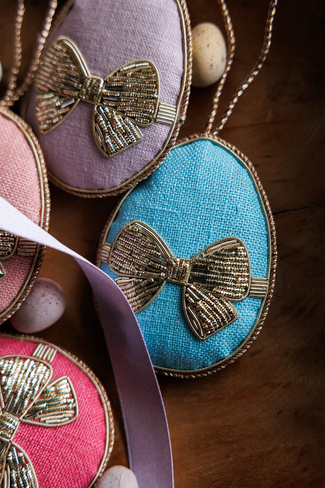 Egg with Ribbon Bow