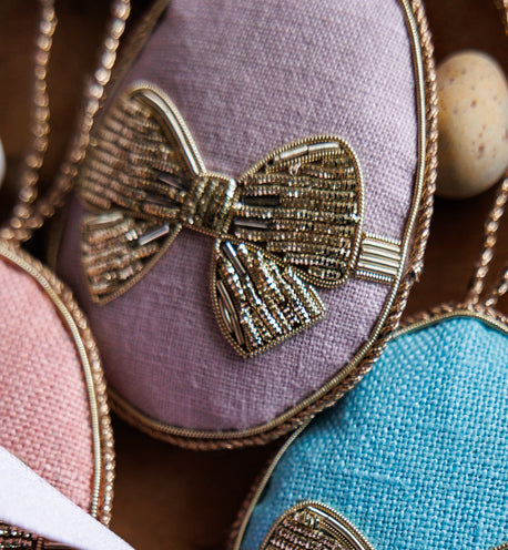 Egg with Ribbon Bow