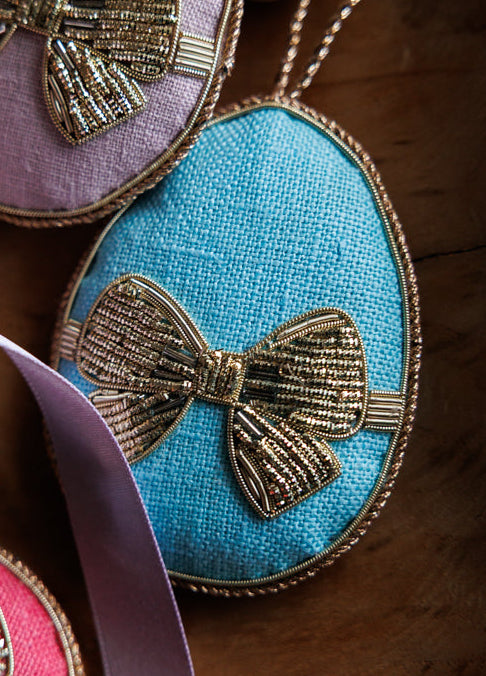 Egg with Ribbon Bow