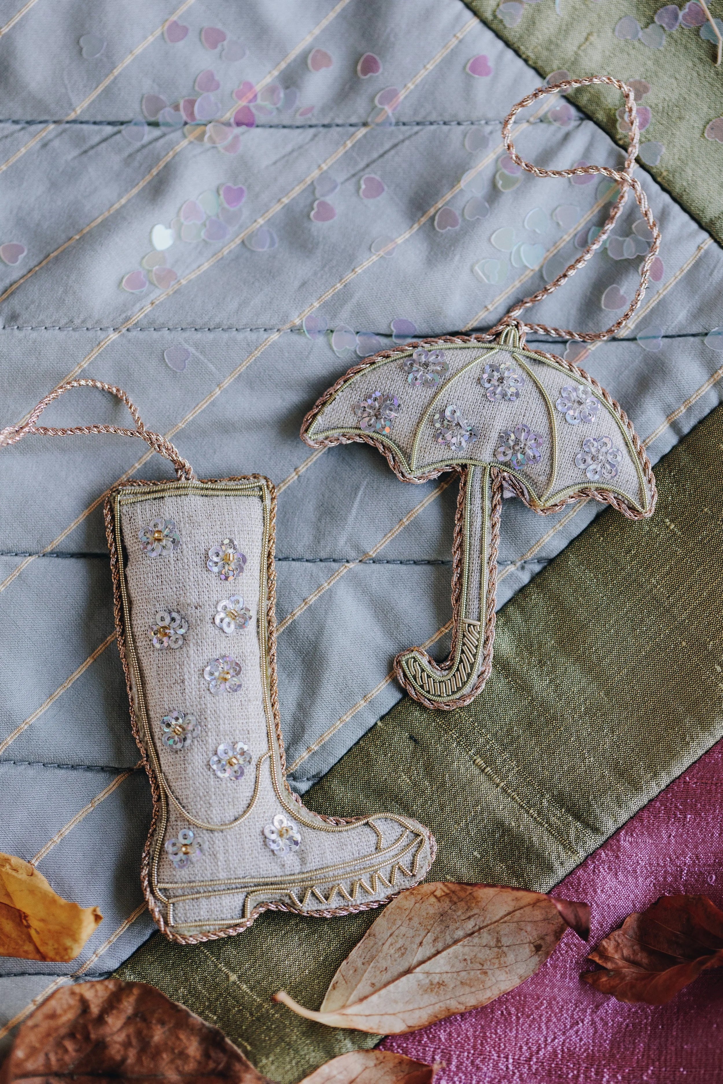 Wellington Boot in recycled linen