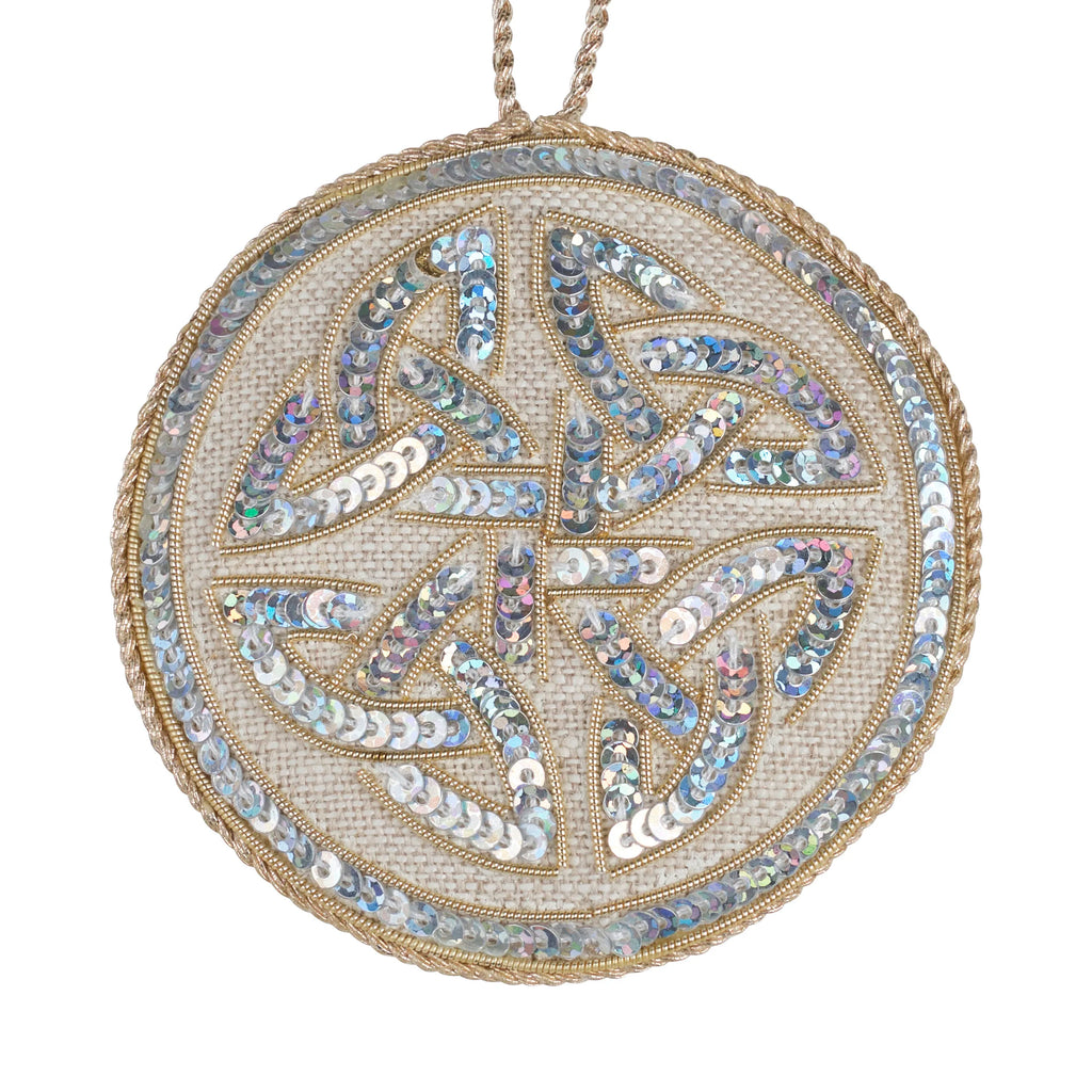 Celtic Trinity Knot Cluster Bauble