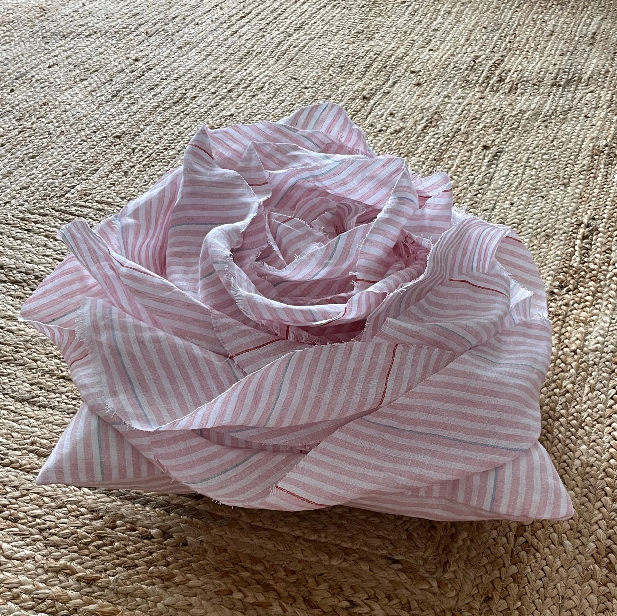 Rose Cushion - limited edition in 'Candy Stripe'