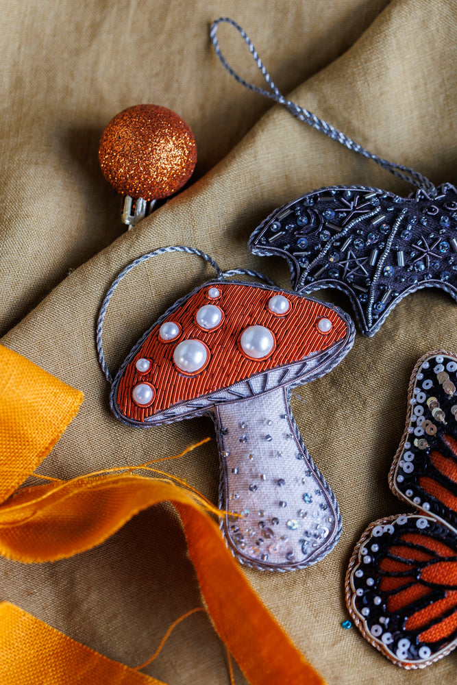 Toadstool with Metallic Orange