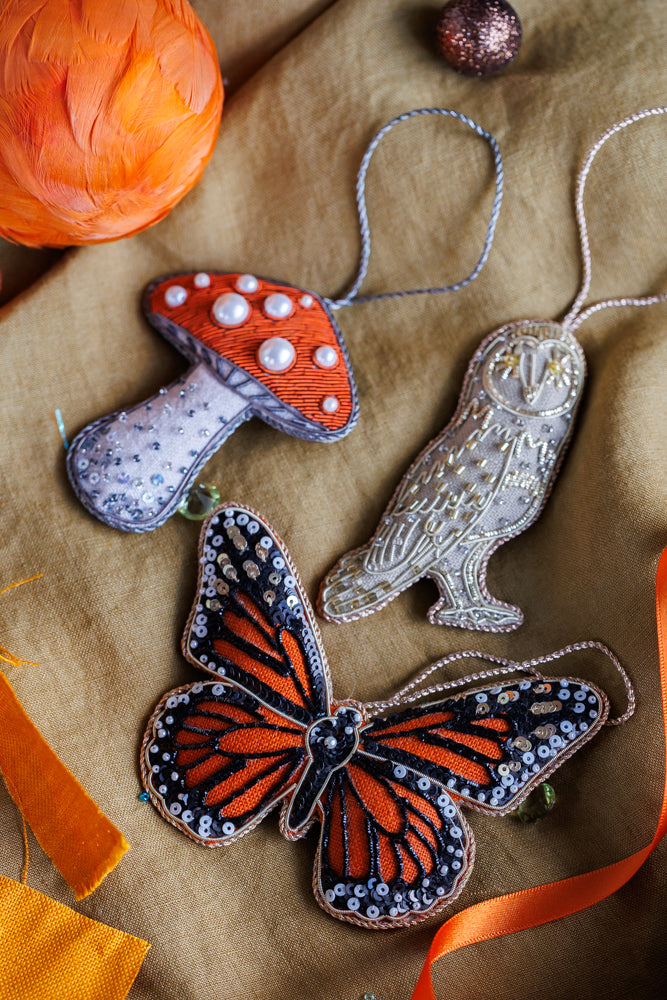 Toadstool with Metallic Orange