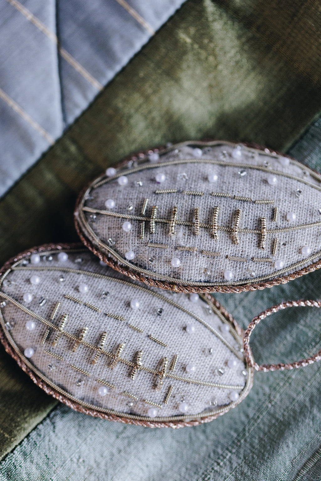 Rugby Ball in recycled linen