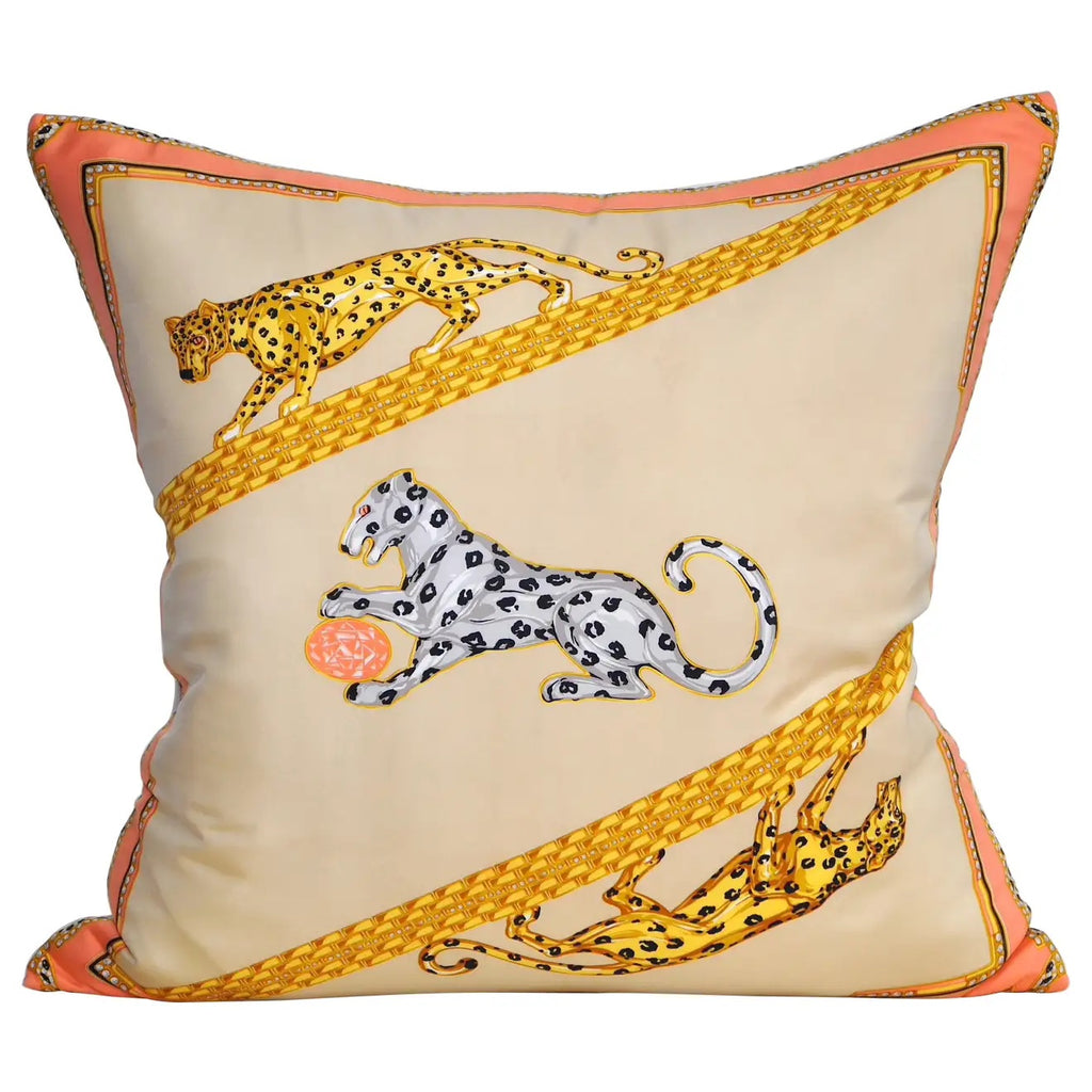 Vintage Cartier Silk Scarf & Irish Linen Cushion